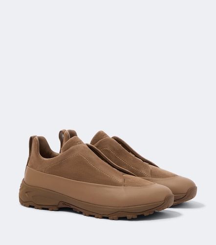 Sneakers Triple Stitch Monte in suede - Zegna - Modalova