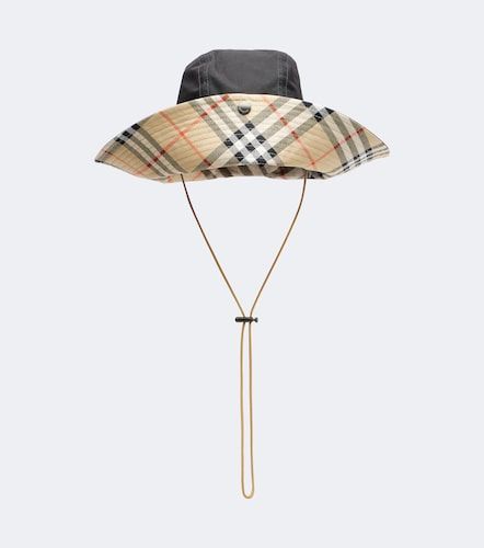Cappello in cotone a quadri - Burberry - Modalova