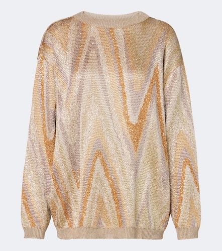 Zigzag sequined lame sweater - Missoni - Modalova