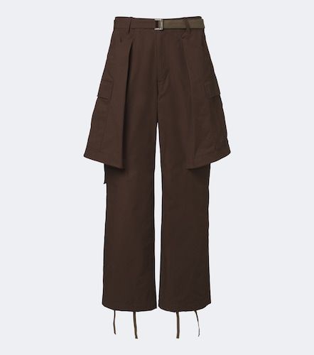 Cotton-blend ripstop cargo pants - Sacai - Modalova