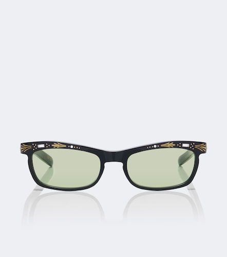 Embellished rectangular sunglasses - Valentino Garavani - Modalova