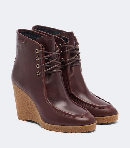 Botines con cuña Cylia de piel - Isabel Marant - Modalova