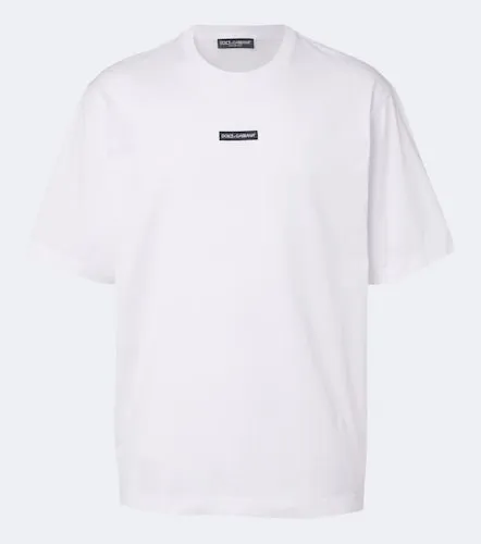 Logo cotton jersey T-shirt - Dolce&Gabbana - Modalova