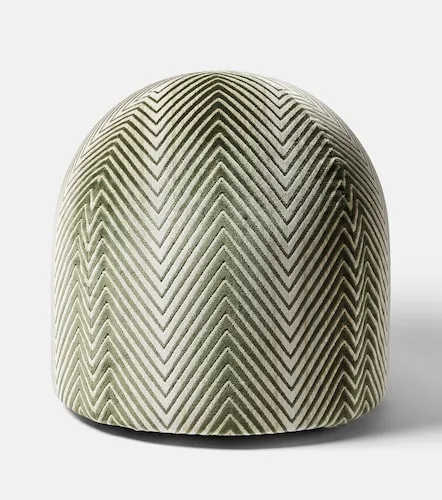 Missoni Puf Ziggy de terciopelo - Missoni - Modalova