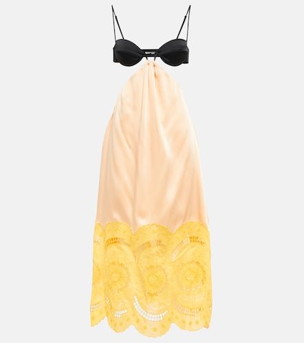 Abito lungo con cut-out e ricami - Stella McCartney - Modalova