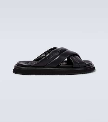 Padded crossover slides - Dolce&Gabbana - Modalova