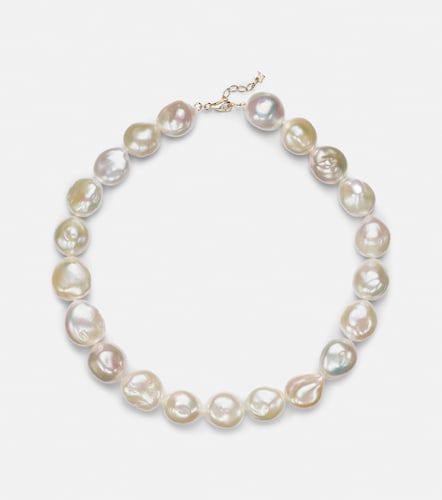 Collar de oro de 14 ct con perlas - Mateo - Modalova