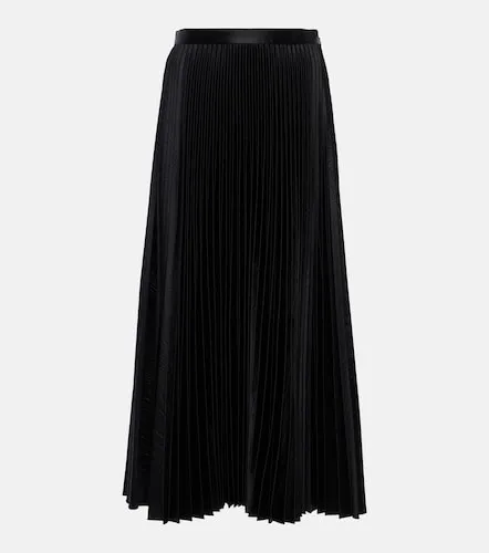 Alaïa Falda midi de satén plisadan efecto cocodrilo - Alaia - Modalova
