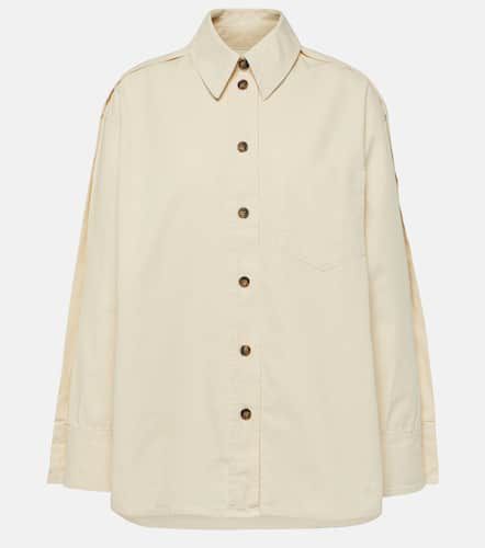 Oversized cotton shirt - Victoria Beckham - Modalova