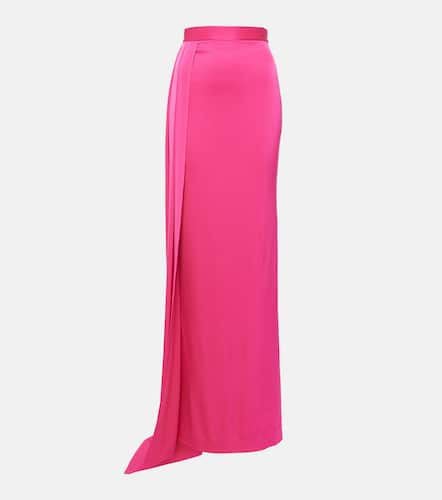 Alex Perry Draped satin maxi skirt - Alex Perry - Modalova