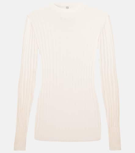 Toteme Rib-knit virgin wool sweater - Toteme - Modalova