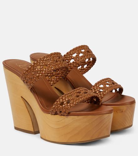 Pamela leather platform sandals - Malone Souliers - Modalova