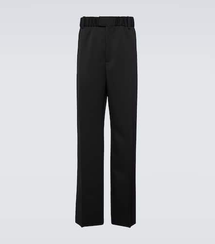 High-rise wool straight pants - Bottega Veneta - Modalova