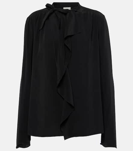 Utah ruffled silk crÃªpe blouse - Isabel Marant - Modalova