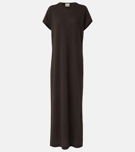 Vestido largo Verda de jersey de mezcla de algodón - Khaite - Modalova