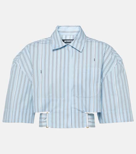 La Chemise Courte Bari striped cotton shirt - Jacquemus - Modalova