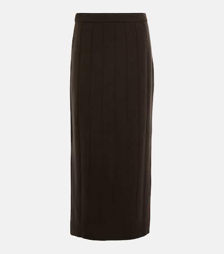 Wool and cashmere midi skirt - Jardin des Orangers - Modalova