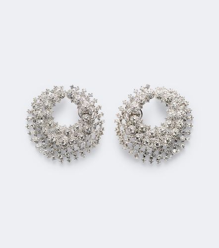 Orecchini Y-Couture in oro bianco 18kt con diamanti - Yeprem - Modalova