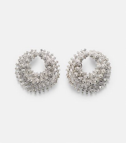 Pendientes de oro blanco de 18 ct con diamantes - Yeprem - Modalova