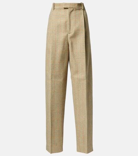 Prince of Wales check straight pants - Bottega Veneta - Modalova