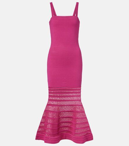 Vallarie ribbed-knit sheer midi dress - Simkhai - Modalova
