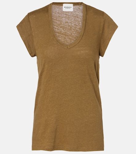 Marant Etoile Camiseta de lino - Marant Etoile - Modalova