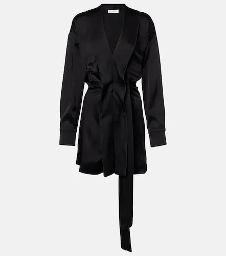 Victoria Beckham Satin wrap dress - Victoria Beckham - Modalova