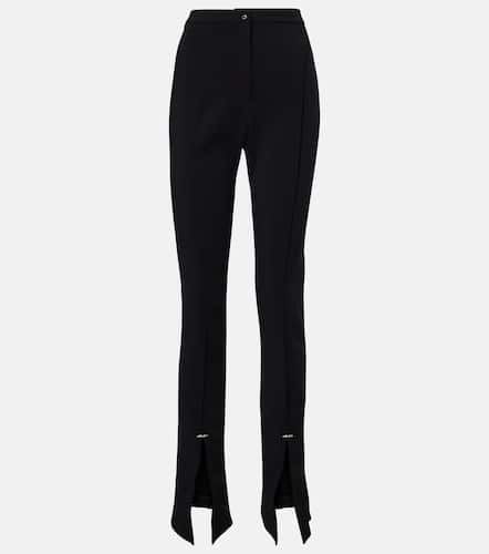 Pierced high-rise flared pants - Mugler - Modalova