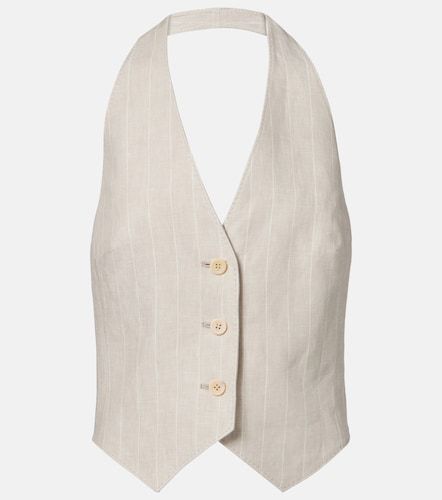 Max Mara Chaleco Sauro de lino - Max Mara - Modalova