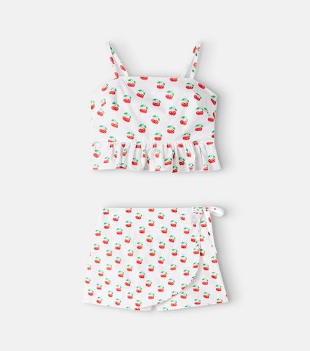 Fábula Set de top y falda de algodón estampada - Fabula - Modalova