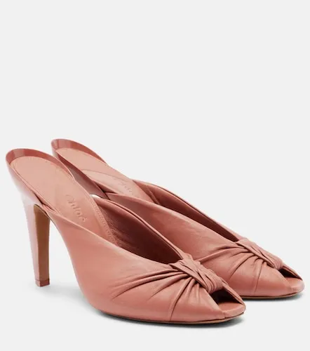 Chloé Mules Suzie de piel - Chloe - Modalova