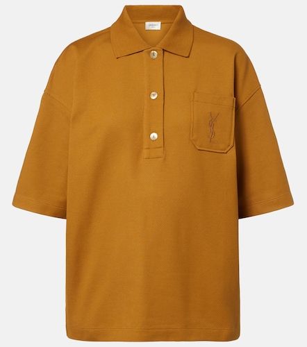 Polo Cassandre de algodón - Saint Laurent - Modalova