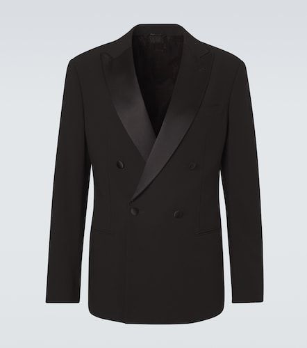 Virgin wool tuxedo blazer - Giorgio Armani - Modalova