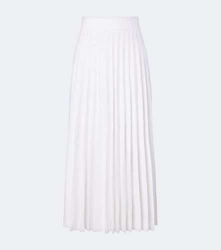 Gonna lunga in maglia plissé - Balmain - Modalova