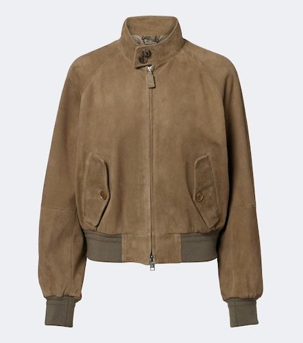 Suede bomber jacket - Ralph Lauren Collection - Modalova