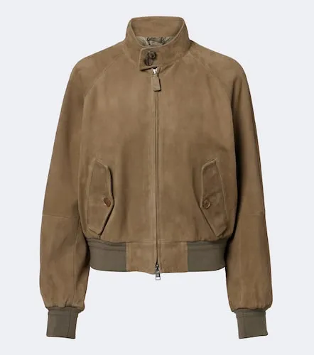 Suede bomber jacket - Ralph Lauren Collection - Modalova