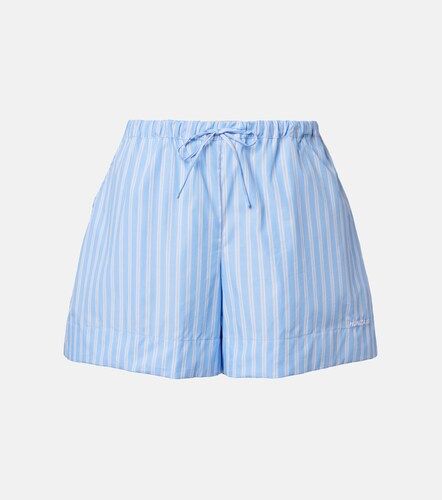 Shorts de popelín de algodón a rayas - Hunza G - Modalova