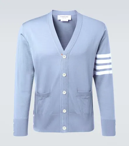 Bar virgin wool cardigan - Thom Browne - Modalova