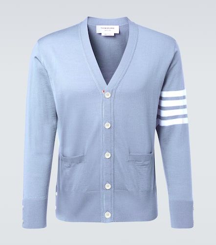 Bar virgin wool cardigan - Thom Browne - Modalova