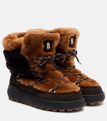 Stivali da neve Chamonix in shearling e suede - Bogner - Modalova