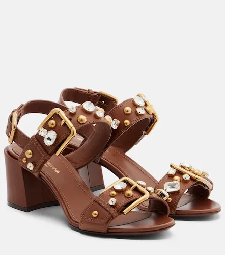 Keira embellished leather sandals - Dolce&Gabbana - Modalova