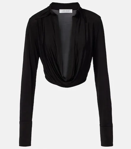Aya Muse Top cropped Freya drapeado - Aya Muse - Modalova