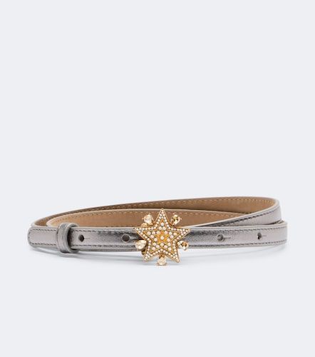 Cintura in pelle metallizzata - Dolce&Gabbana - Modalova