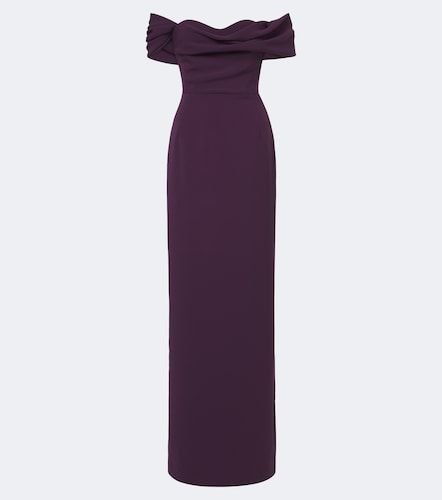 Abito lungo Sofia in crêpe - Carolina Herrera - Modalova
