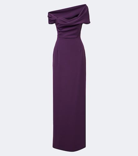 One-Shoulder-Robe Sofia aus Crêpe - Carolina Herrera - Modalova