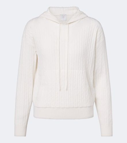 Sudadera con capucha trenzada de cachemir - Eleventy - Modalova
