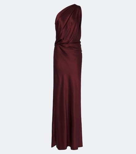 One-Shoulder-Robe aus Seidensatin - The Sei - Modalova