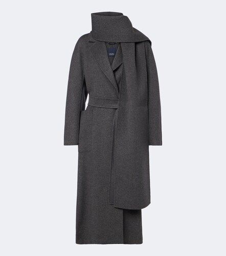 Cappotto in lana vergine con sciarpa - 'S Max Mara - Modalova