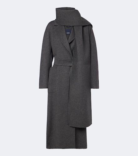 Scarf-detail virgin wool wrap coat - 'S Max Mara - Modalova
