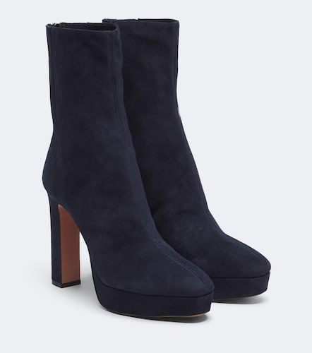 Botines Martine con plataforma de ante - Aquazzura - Modalova
